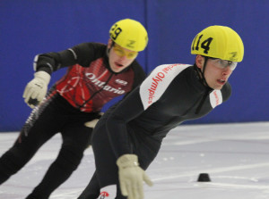 Matthew competing at the 2012 Special Olympics Canada Winter Games